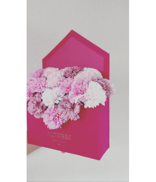 Kwiaty w kopercie - PINK