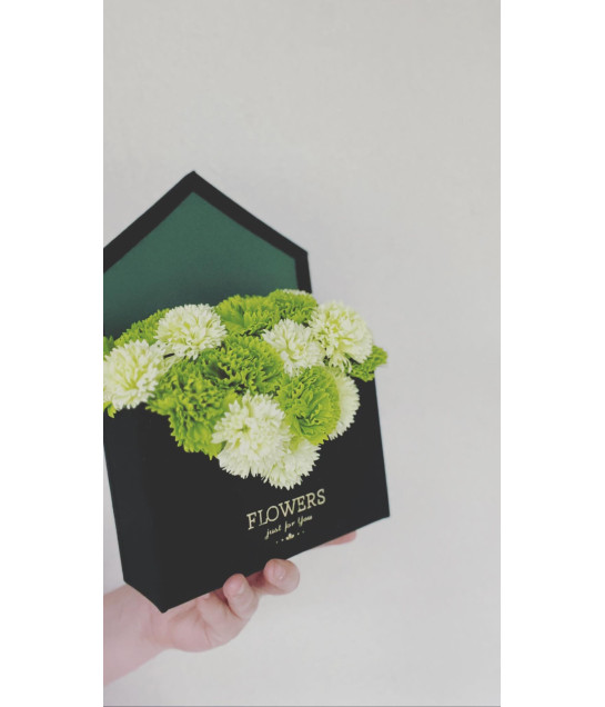 Kwiaty w kopercie - ZIELEŃ